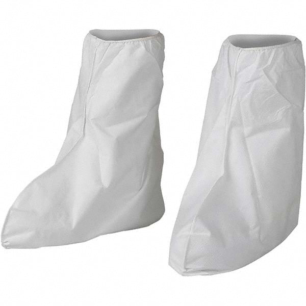 KleenGuard 44495 Boot Cover: Microporous Film Laminate & Vinyl, White
