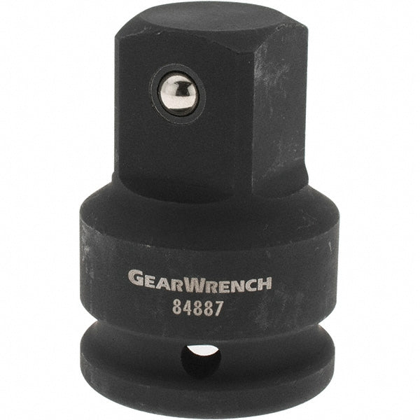 GEARWRENCH 84887 Socket Adapter: Impact Drive, 1" Square Male, 3/4" Square Female