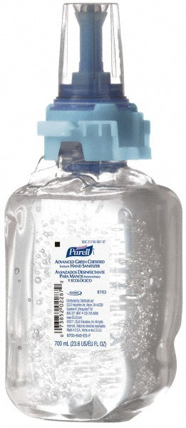 PURELL 8703-04 Hand Sanitizer: Gel, 700 mL, Dispenser Refill