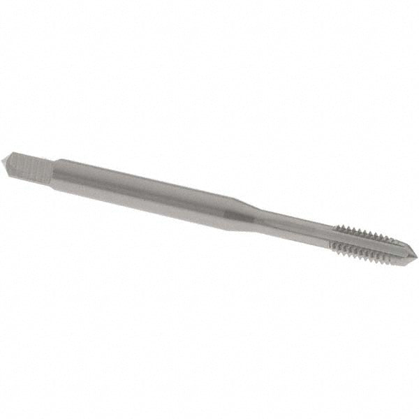 OSG 1006100300 Straight Flute Tap: M4x0.7 Metric Coarse, 4 Flute, Plug Chamfer, 6H Class of Fit, Solid Carbide, Bright/Uncoated Finish