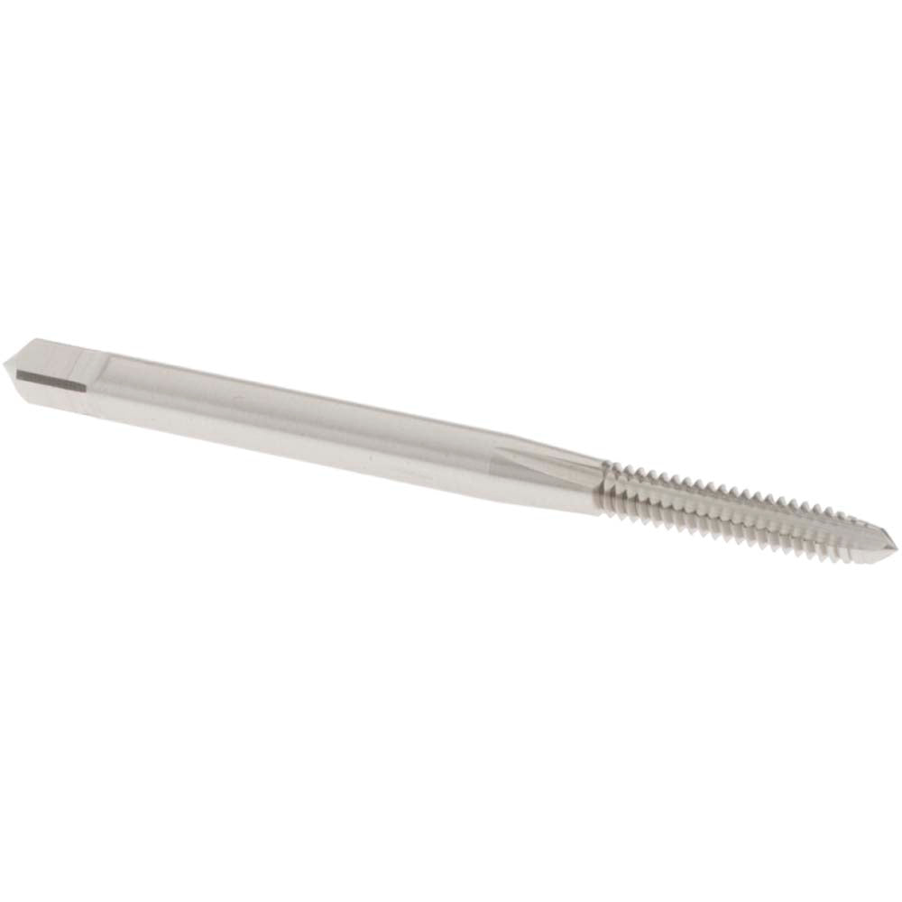 OSG 1745000 Straight Flute Tap: #4-40 UNC, 3 Flutes, Plug, 2B Class of Fit, Cobalt, Bright/Uncoated