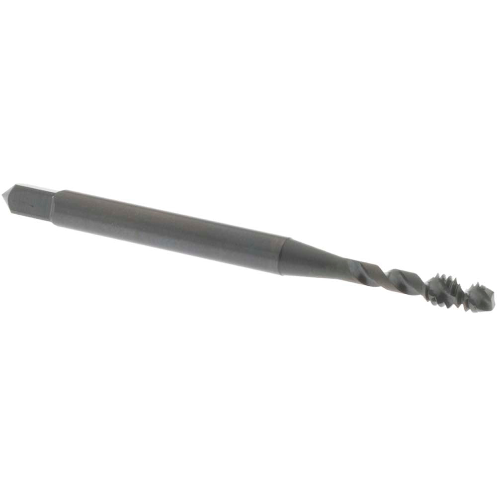 OSG 1748401 Spiral Flute Tap: #4-40 UNC, 2 Flutes, Modified Bottoming, Vanadium High Speed Steel, Oxide Coated