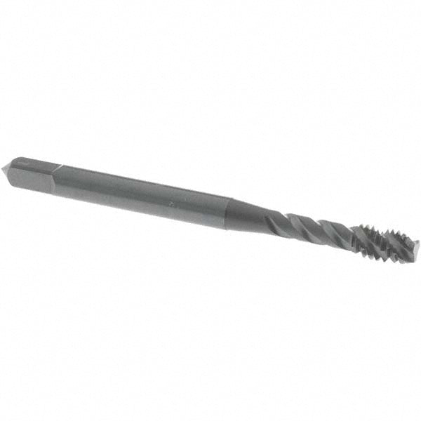 OSG 1747001 Spiral Flute Tap: #8-32 UNC, 3 Flutes, Modified Bottoming, 2B Class of Fit, Vanadium High Speed Steel, Oxide Coated