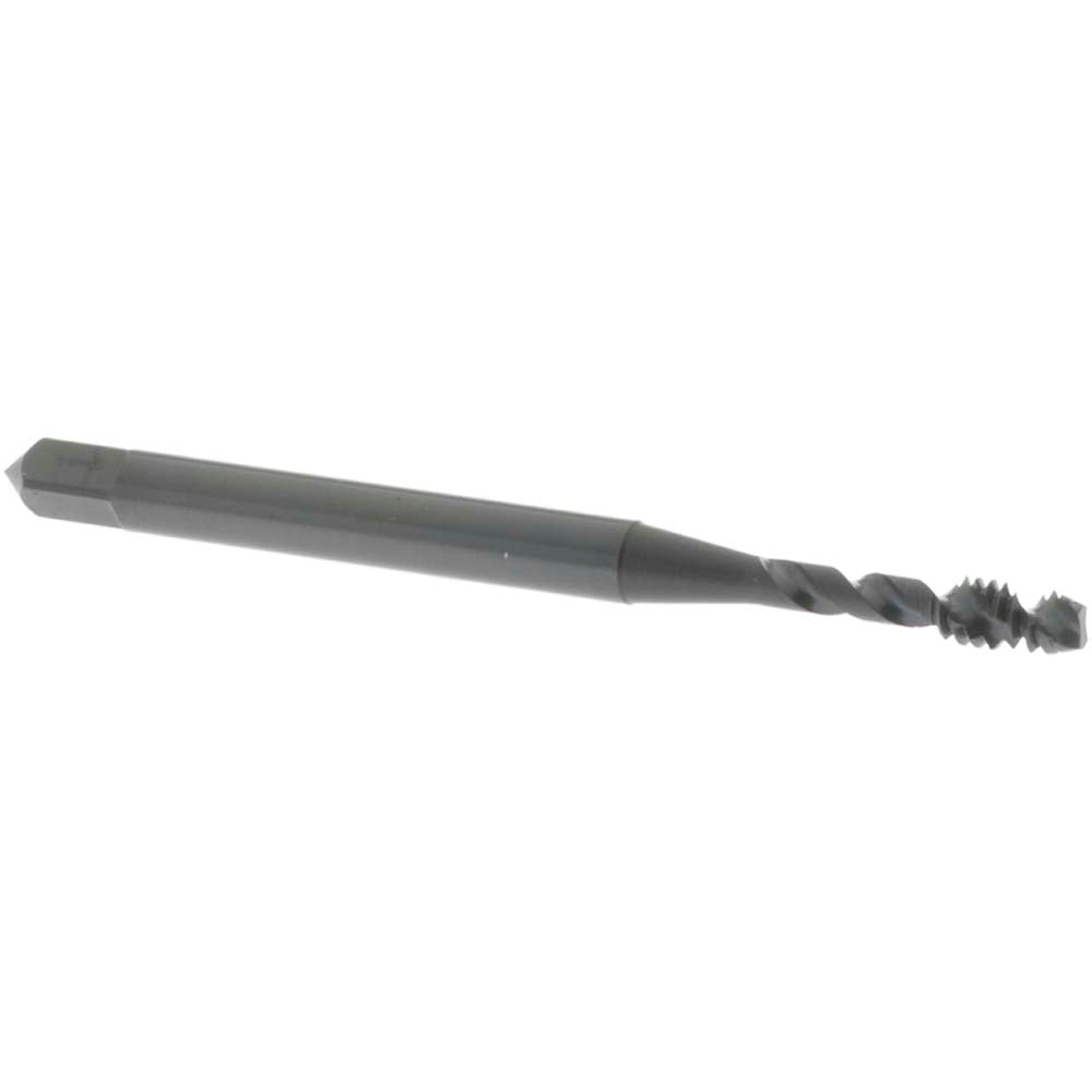 OSG 1763901 Spiral Flute Tap: #4-40 UNC, 2 Flutes, Modified Bottoming, 2B Class of Fit, Vanadium High Speed Steel, Oxide Coated