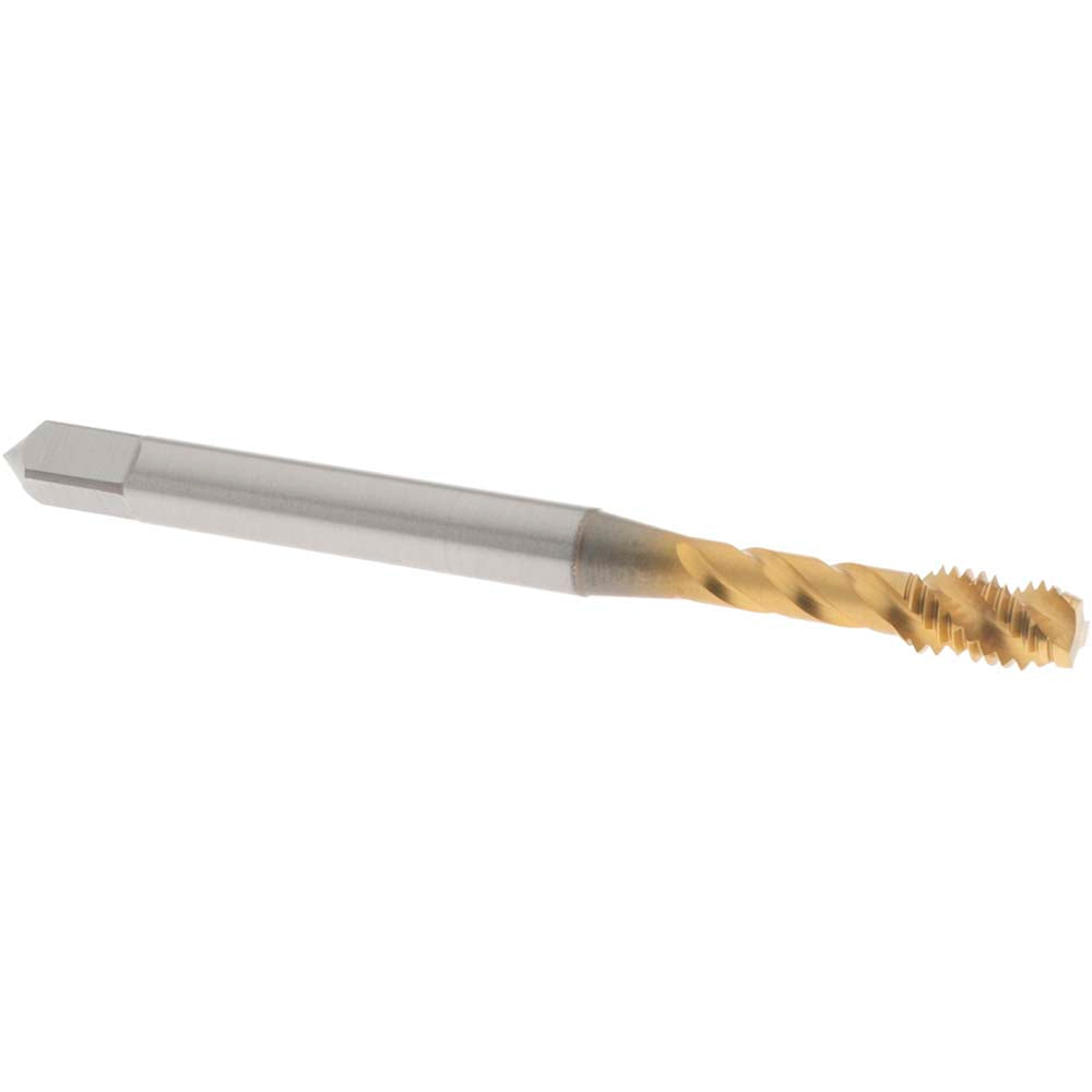 OSG 1732505 Spiral Flute Tap: #10-32 UNF, 3 Flutes, Modified Bottoming, 2B Class of Fit, Vanadium High Speed Steel, TIN Coated