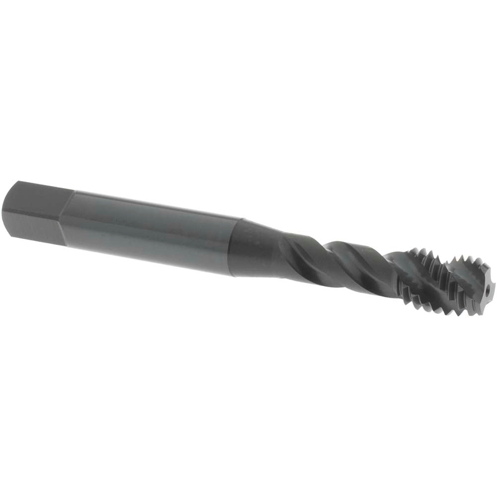 OSG 1756201 Spiral Flute Tap: M8x1.25 Metric Coarse, 3 Flutes, Bottoming, 6H Class of Fit, Vanadium High Speed Steel, Oxide Coated