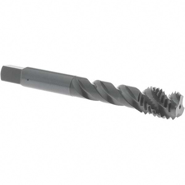 OSG 1756801 Spiral Flute Tap: M12x1.75 Metric Coarse, 3 Flutes, Bottoming, 6H Class of Fit, Vanadium High Speed Steel, Oxide Coated