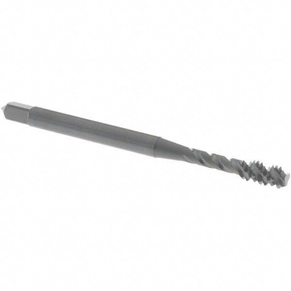 OSG 1746801 Spiral Flute Tap: #6-32 UNC, 3 Flutes, Bottoming, 2B Class of Fit, Vanadium High Speed Steel, Oxide Coated