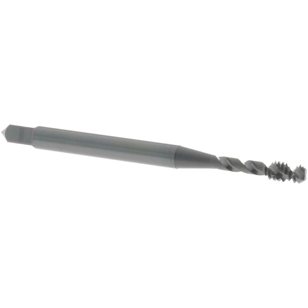 OSG 1748301 Spiral Flute Tap: #4-40 UNC, 2 Flutes, Bottoming, Vanadium High Speed Steel, Oxide Coated