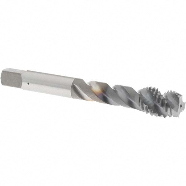 OSG 1756905 Spiral Flute Tap: M12x1.75 Metric Coarse, 3 Flutes, Modified Bottoming, 6H Class of Fit, Vanadium High Speed Steel, TIN Coated