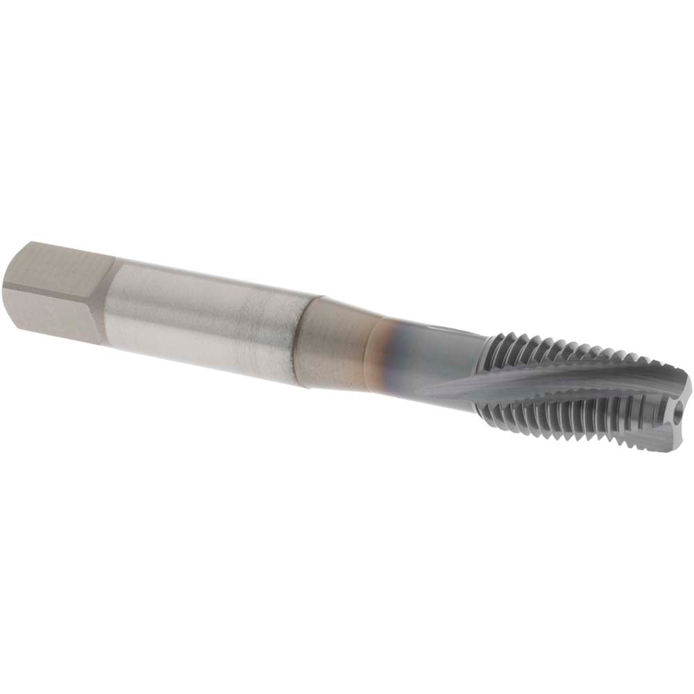 OSG 1316300908 Spiral Flute Tap: M10x1.25 Metric Fine, 3 Flutes, Plug, Cobalt, Nitride Coated