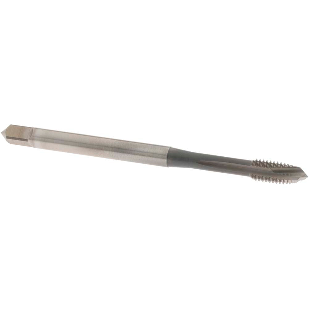 OSG 1111600403 Spiral Point Tap: M5x0.8 Metric, 3 Flutes, Plug Chamfer, 6H Class of Fit, HSS-E Vanadium, Nitride Coated