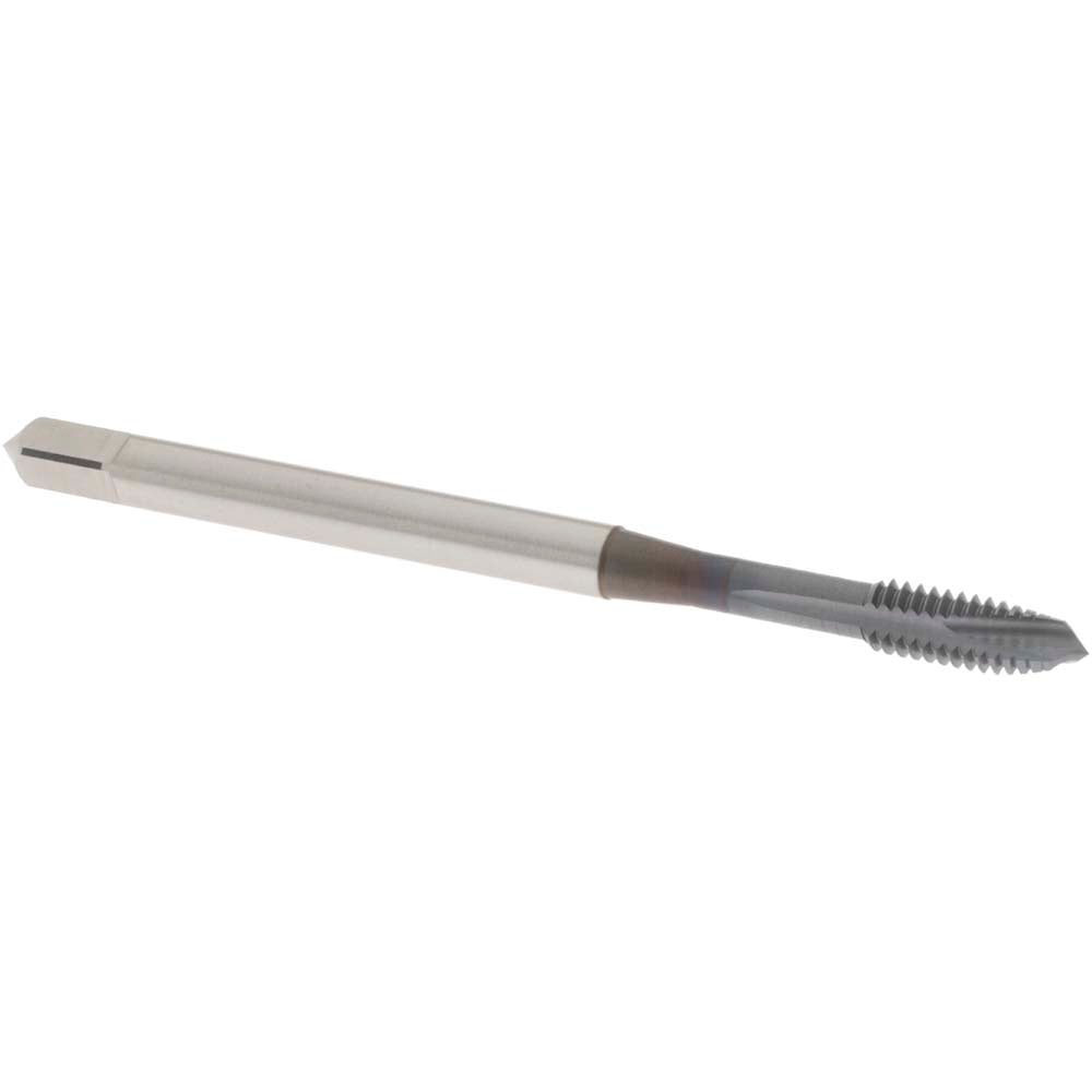 OSG 1101700308 Spiral Point Tap: #8-32 UNC, 3 Flutes, Plug Chamfer, 2B Class of Fit, HSS-E Vanadium, V Coated