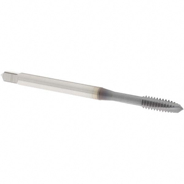 OSG 1101700408 Spiral Point Tap: #10-24 UNC, 3 Flutes, Plug Chamfer, 2B Class of Fit, HSS-E Vanadium, V Coated