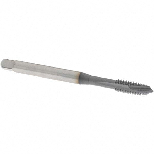 OSG 1101700608 Spiral Point Tap: 1/4-20 UNC, 3 Flutes, Plug Chamfer, 3B Class of Fit, HSS-E Vanadium, V Coated