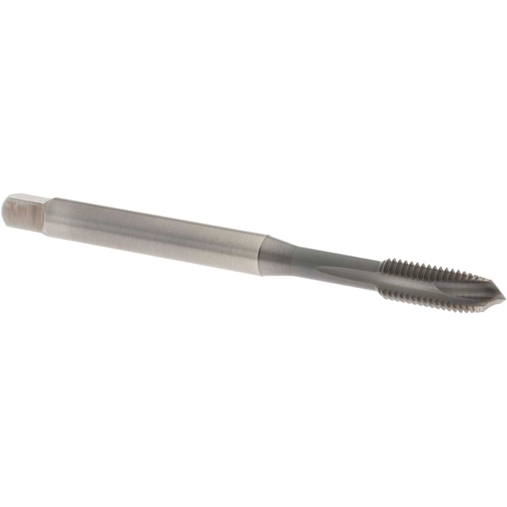 OSG 1101600903 Spiral Point Tap: 1/4-28 UNF, 3 Flutes, Plug Chamfer, 3B Class of Fit, HSS-E Vanadium, Nitride Coated