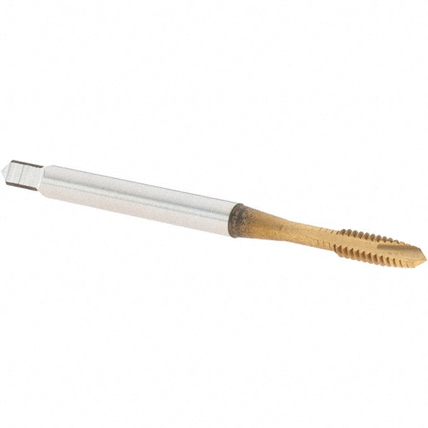 OSG 1730005 Spiral Point Tap: #4-40 UNC, 2 Flutes, Plug, 2B Class of Fit, Vanadium High Speed Steel, TiN Coated
