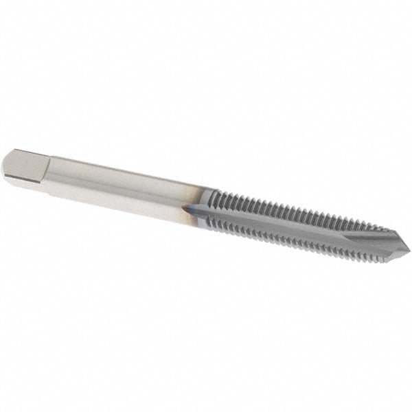 OSG 1707308 Spiral Point Tap: 1/4-28 UNF, 3 Flutes, Plug, 3B Class of Fit, Powdered Metal, TiCN Coated