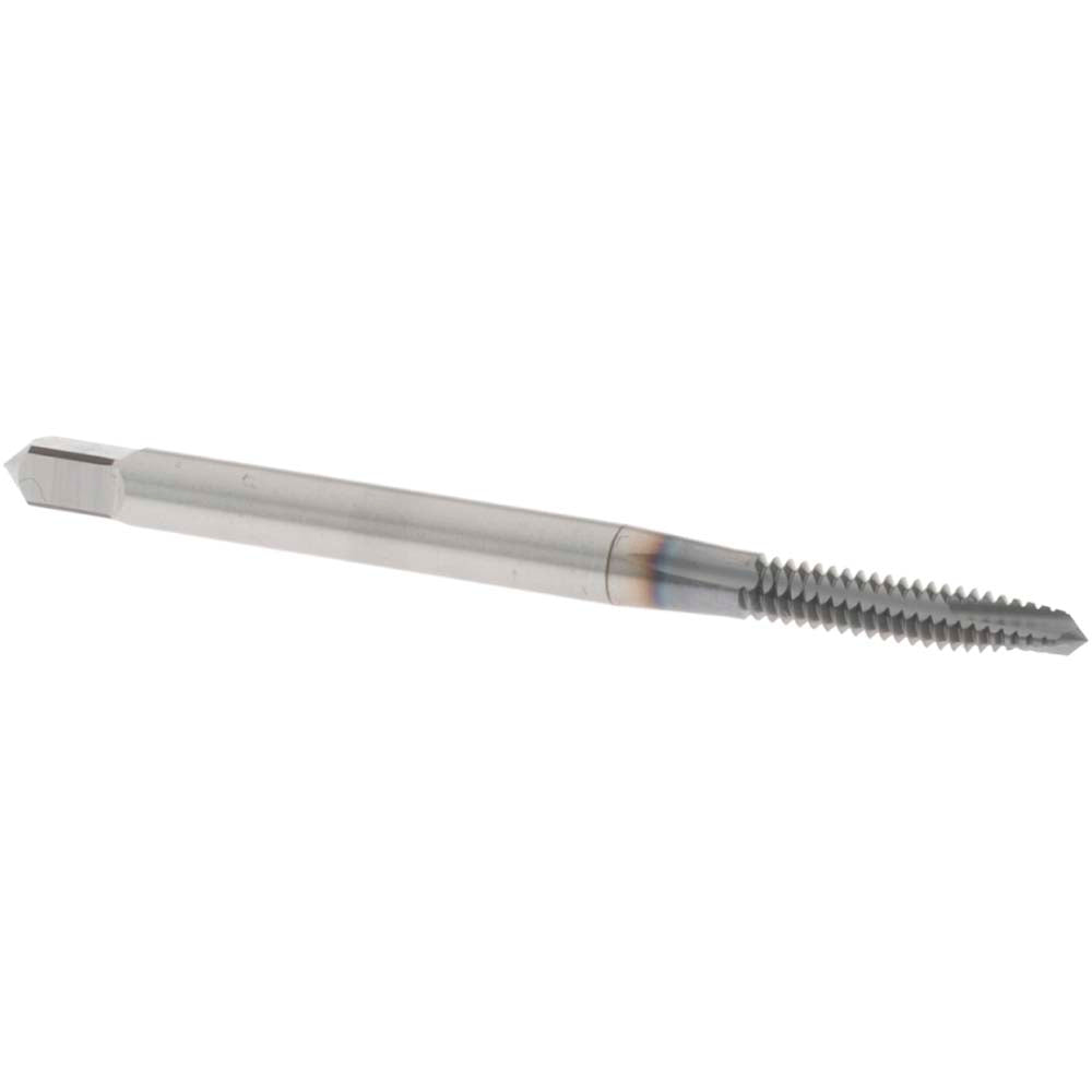 OSG 1776208 Spiral Point Tap: #4-40 UNC, 3 Flutes, Plug, 2B Class of Fit, Powdered Metal, TiCN Coated
