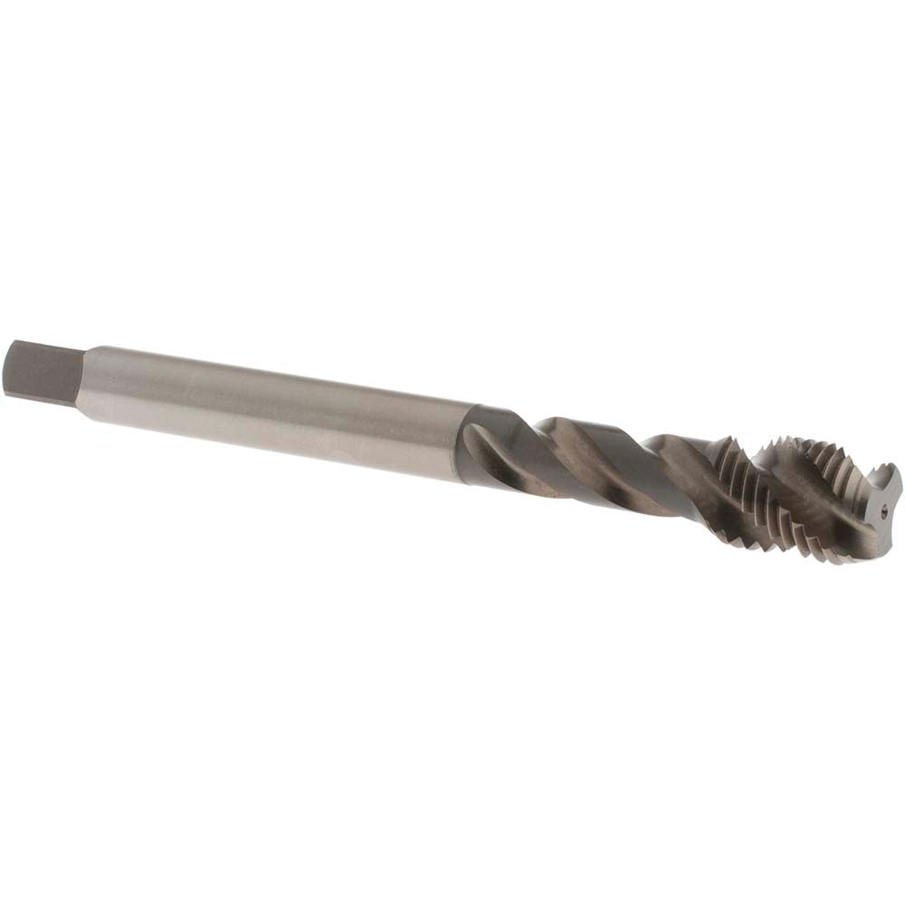 OSG 1301901803 Spiral Flute Tap: 7/16-20, UNF, 3 Flute, Modified Bottoming Chamfer, 3B Class of Fit, Vanadium High-Speed Steel, Nitride Finish