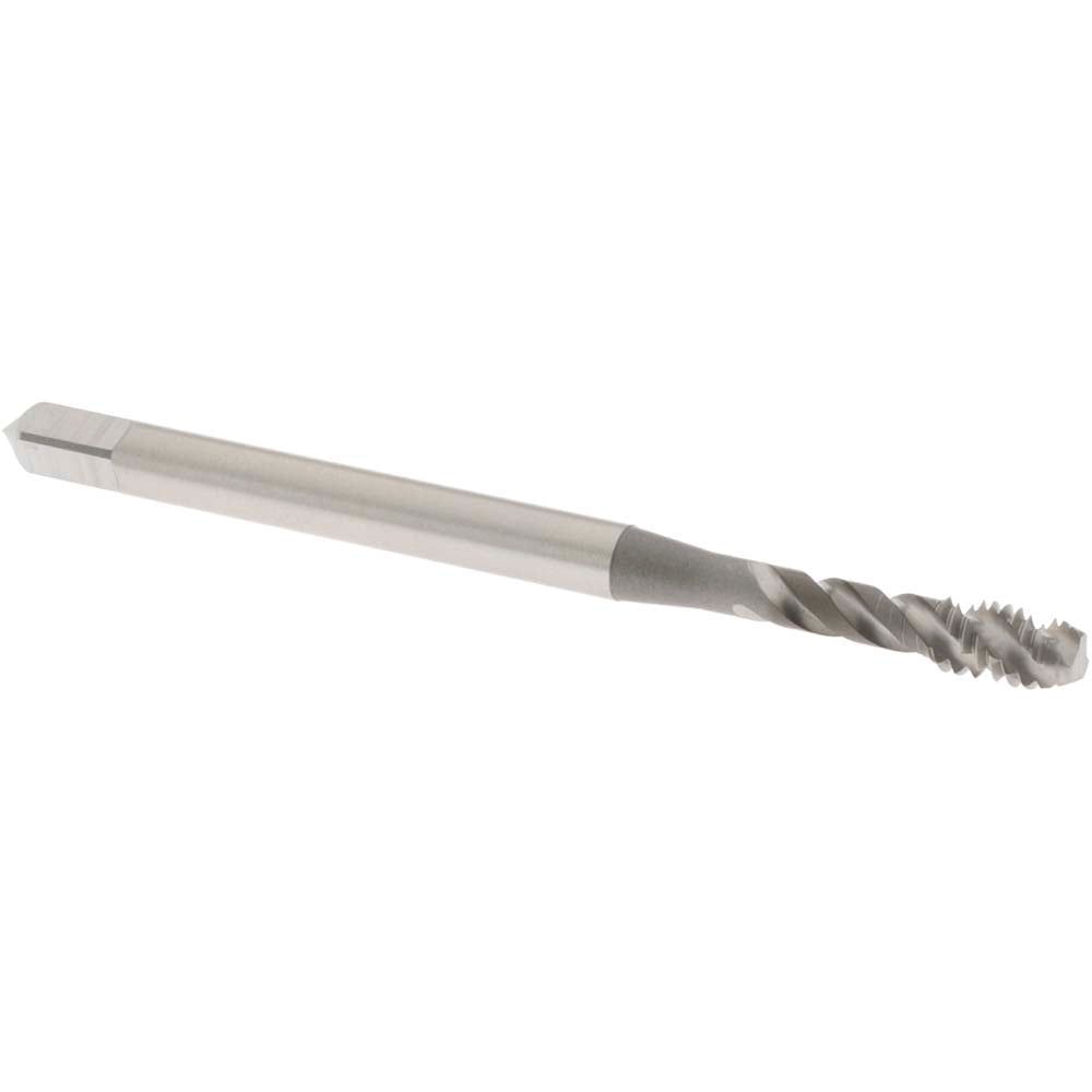 OSG 1301900403 Spiral Flute Tap: #8-32, UNC, 3 Flute, Modified Bottoming Chamfer, 2B Class of Fit, Vanadium High-Speed Steel, Nitride Finish