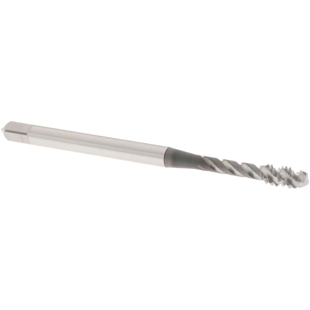 OSG 1301900303 Spiral Flute Tap: #6-32, UNC, 3 Flute, Modified Bottoming Chamfer, 2B Class of Fit, Vanadium High-Speed Steel, Nitride Finish