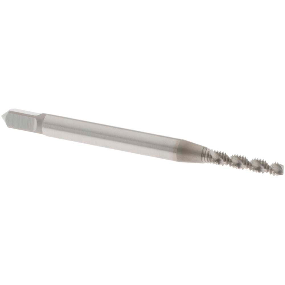 OSG 1301900103 Spiral Flute Tap: #2-56, UNC, 2 Flute, Modified Bottoming Chamfer, 2B Class of Fit, Vanadium High-Speed Steel, Nitride Finish