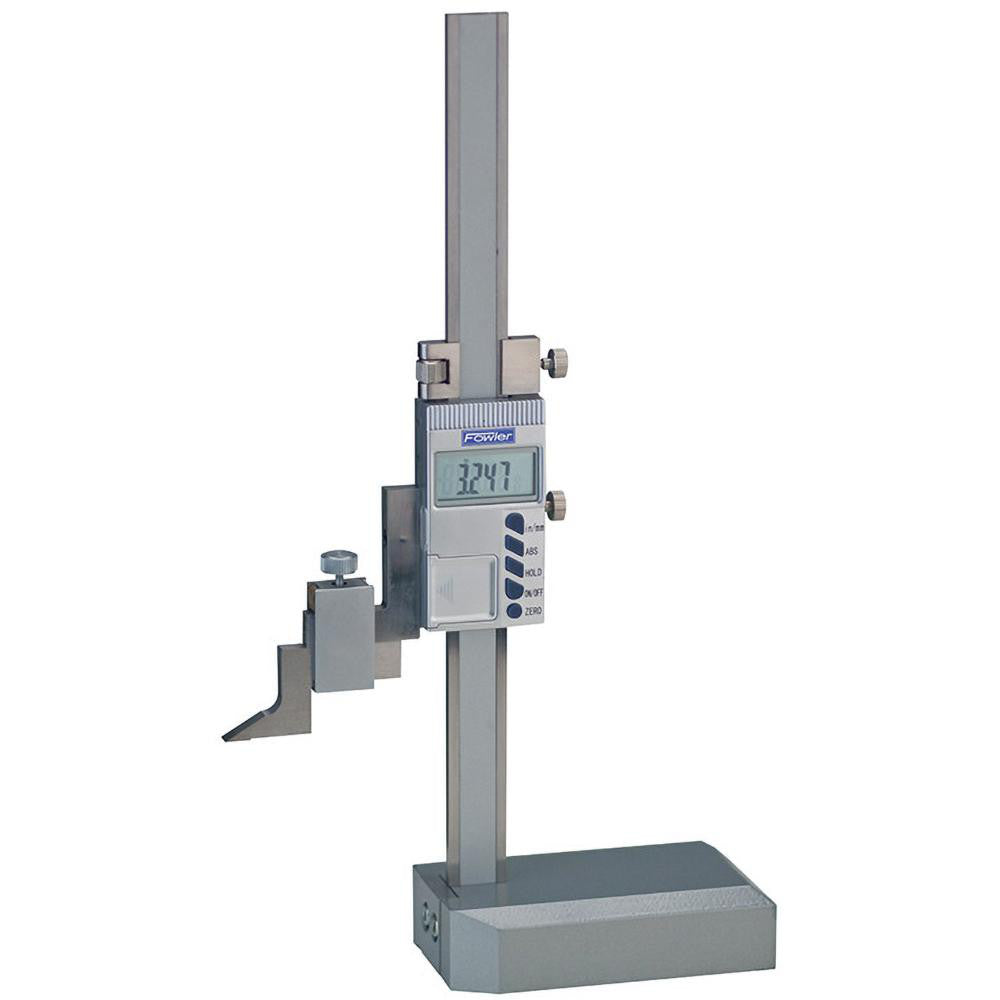 Fowler 54-175-006-0 Electronic Height Gage: 150.00 mm Max, 0.0005" Resolution, 0.0100 micron Resolution, 0.001000" Accuracy