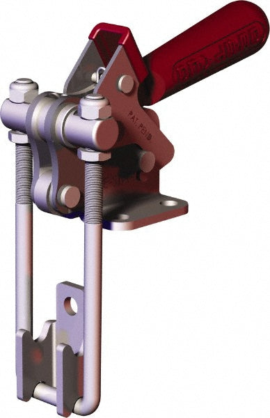 De-Sta-Co 344-R Pull-Action Latch Clamp: Vertical, 2,001 lb, U-Hook, Flanged Base