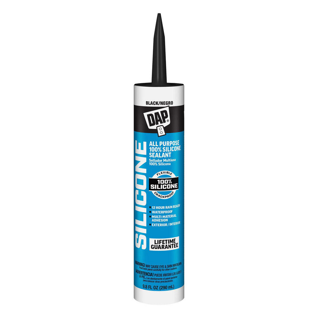 DAP 7079808642 Joint Sealant: 10.1 oz Tube, Black, RTV Silicone
