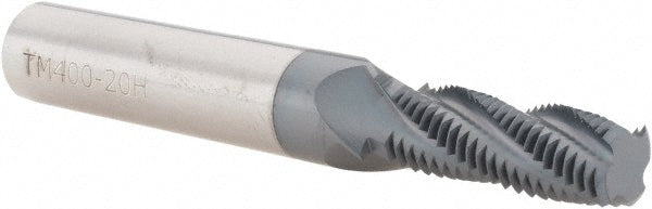 Scientific Cutting Tools TM400-20HA Helical Flute Thread Mill: 1/2-20, Internal & External, 4 Flute, 0.5000" Shank Dia, Solid Carbide