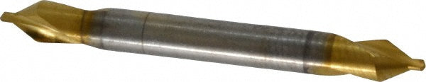 Keo 906-000-036 Combination Drill & Countersink: #0, 1/8" Body Dia, 118 deg, High-Speed Steel