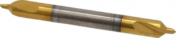 Keo 906-000-072 Combination Drill & Countersink: #1, 1/8" Body Dia, 118 deg, High-Speed Steel