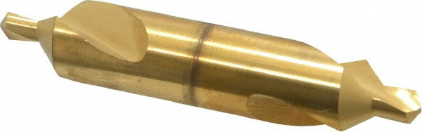 Keo 906-000-164 Combination Drill & Countersink: #7, 5/8" Body Dia, 118 deg, High-Speed Steel