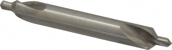 Keo 906-000-103 Combination Drill & Countersink: #3, 1/4" Body Dia, 118 deg, High-Speed Steel