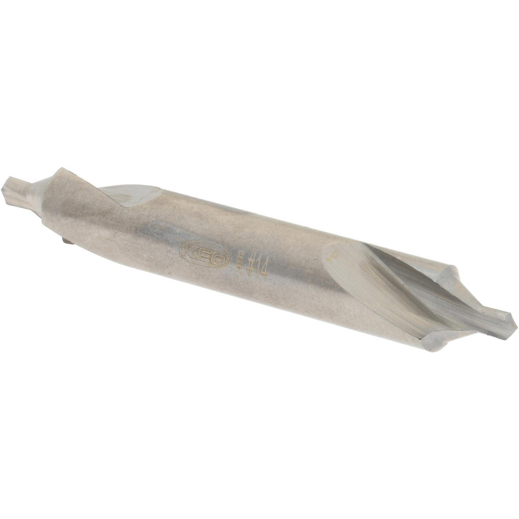 Keo 906-000-229 Combination Drill & Countersink: #14, 5/16" Body Dia, 118 deg, High-Speed Steel