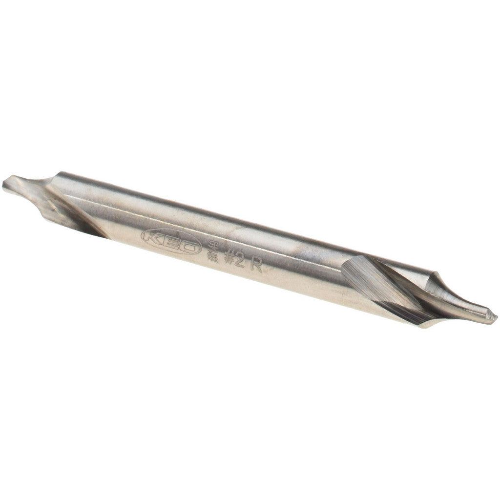 Keo 906-000-077 Combination Drill & Countersink: #2, 3/16" Body Dia, 118 deg, High-Speed Steel
