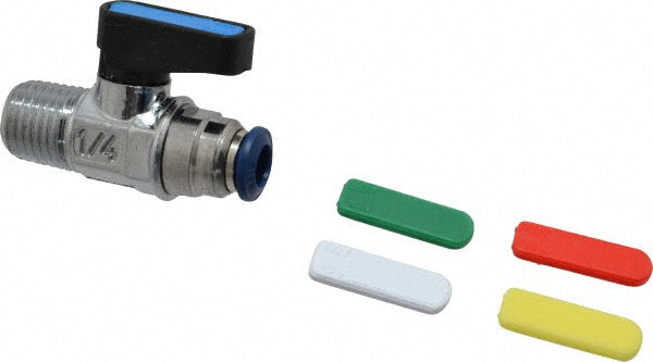 Aignep USA 86330-04-04 Standard Manual Ball Valve: 1/4" Pipe, Full Port