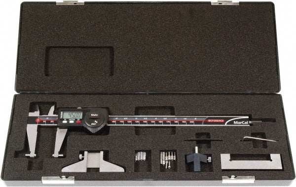 Mahr 4118807 0 to 8" Outside Dia Digital Caliper Set
