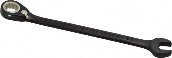 Proto JSCV12 Combination Wrench: 3/8" Head Size, 15 deg Offset