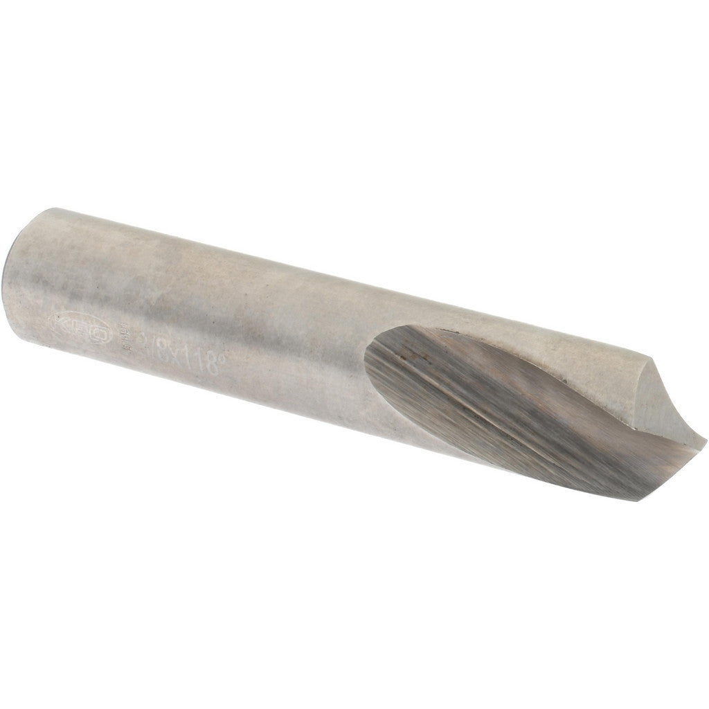Keo 955-000-037 Spotting Drill: 3/8" Dia, 118 deg, 2" OAL, High-Speed Steel