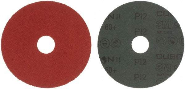 3M 7000119207 Fiber Disc: 4-1/2" Disc Dia, 7/8" Hole, Arbor Hole, 60 Grit, Premium Ceramic Alumina (Pack of 25)