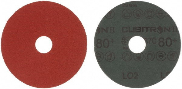 3M 7000119209 Fiber Disc: 4-1/2" Disc Dia, 7/8" Hole, Arbor Hole, 80 Grit, Premium Ceramic Alumina (Pack of 25)