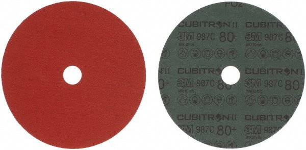 3M 7000119211 Fiber Disc: 7" Disc Dia, 7/8" Hole, Arbor Hole, 80 Grit, Premium Ceramic Alumina (Pack of 25)