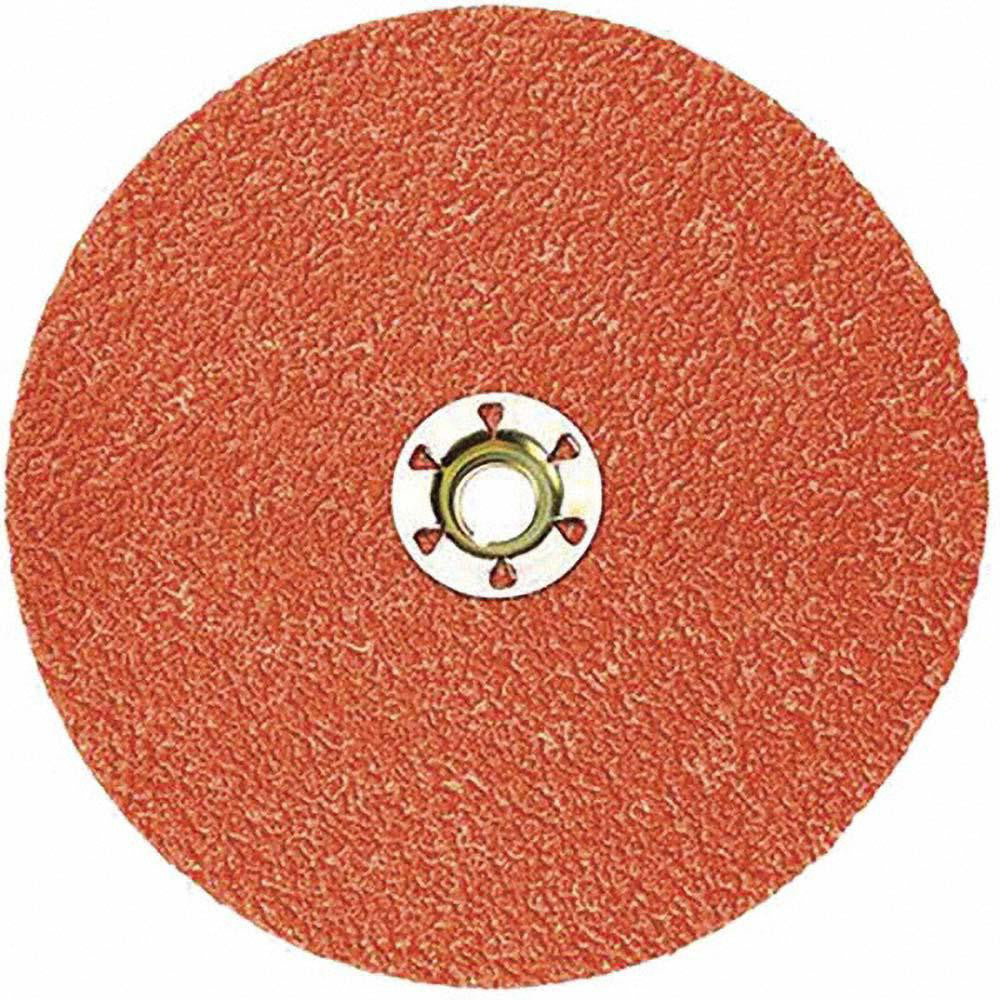 3M 7000119212 Fiber Disc: 5" Disc Dia, 5/8-11 Hole, Quick Change TN, 60 Grit, Premium Ceramic Alumina (Pack of 25)