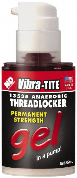Vibra-Tite 13535 Threadlocker: Red, Gel 35 mL, Bottle