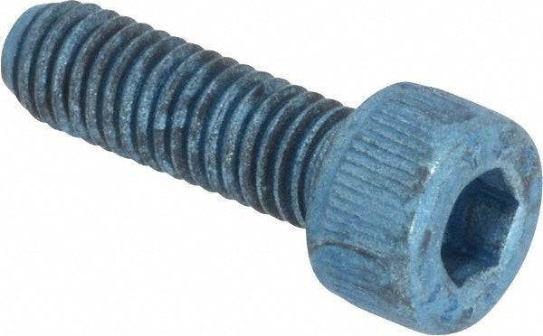 Metric Blue UST176221 Hex Socket Cap Screw: M5x0.8, 16.00 mm Length Under Head, 12.9 Alloy Steel, Metric Blue Finish (Pack of 100)