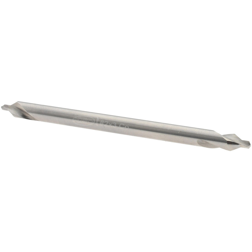 Keo 907-000-064 Combination Drill & Countersink: #2, 3/16" Body Dia, 118 deg, Cobalt