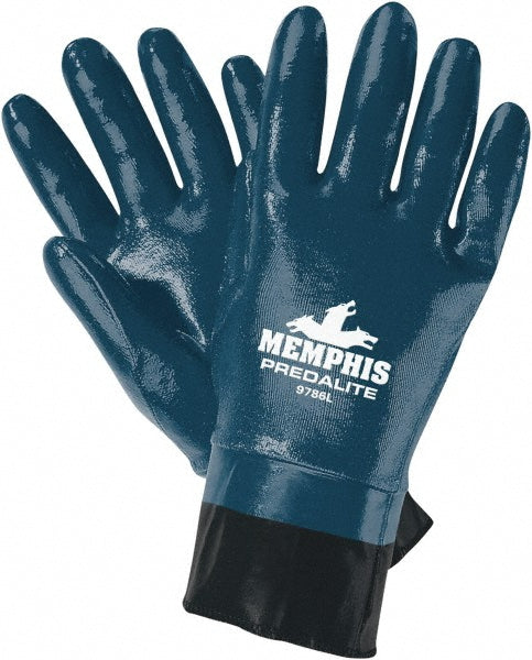 MCR Safety 9786L Work Glove: Predalite 9786, Nitrile-Coated Cut-Resistant