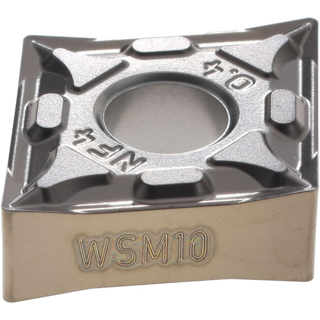 Walter 5847591 Turning Insert: CNMG431-NF4WSM10, Solid Carbide (Pack of 10)